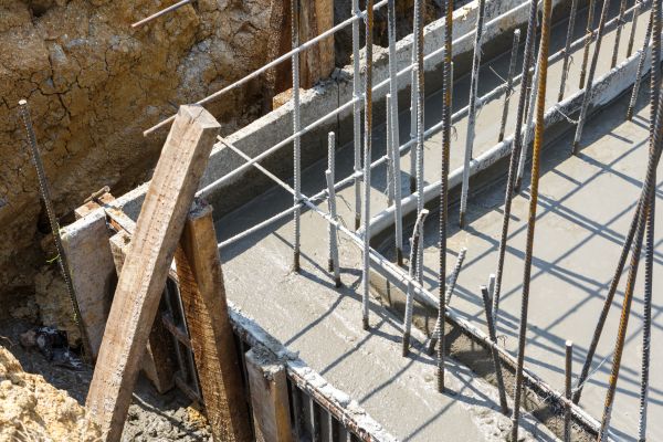 Concrete Footing Pouring in Mansfield