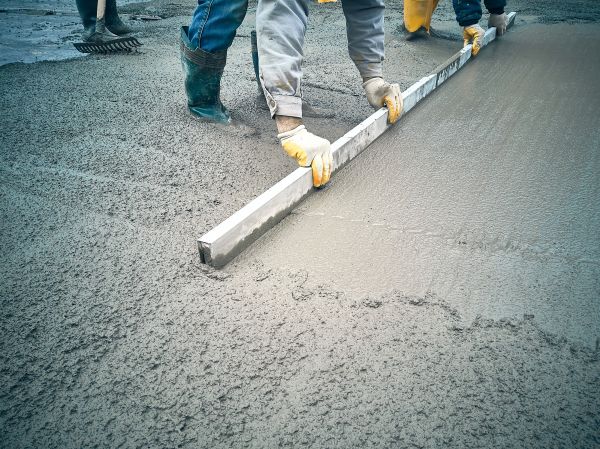 Cement Slab Installation in Mansfield