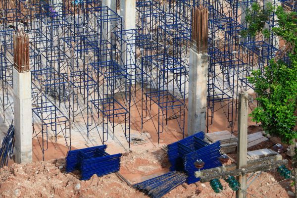 Concrete Pier Construction in Mansfield