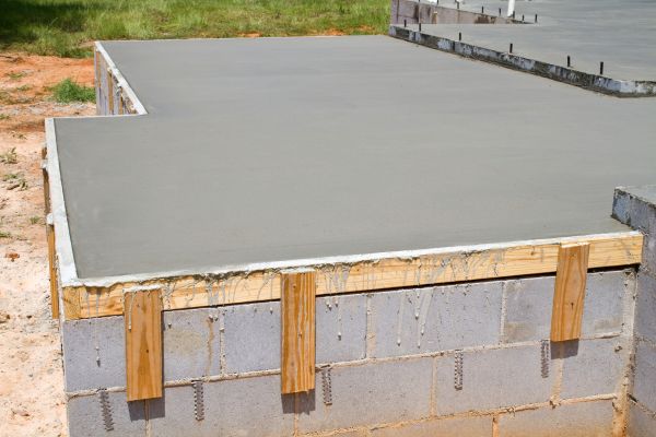 Concrete Slab Installation in Mansfield