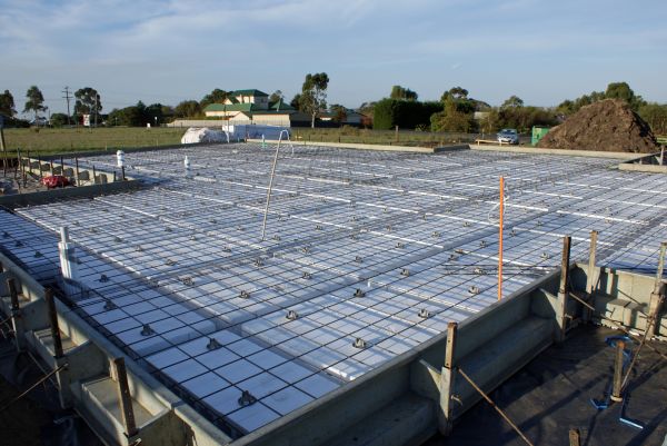 Barn Pad Construction in Mansfield