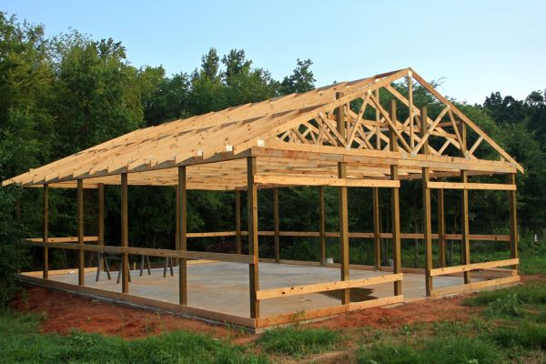 Barn Pad Installation in Mansfield