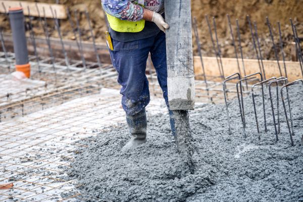 Cabin Foundation Pouring in Mansfield